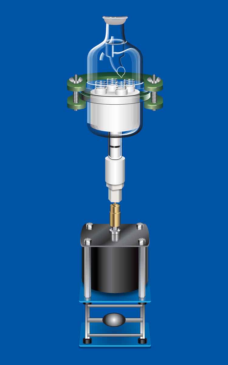 mini fractional petroleum distillation by B/R Instrument